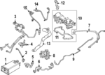 PZ1Z9D333F - : Evaporative Emissions System Lines for Ford Image