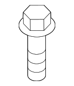 934040602008 - Electrical: Mount Bracket Bolt for Honda: Accord, Accord Crosstour, Civic, CR-V, CR-Z, Crosstour, Element, Insight, Odyssey, Passport, Pilot Image