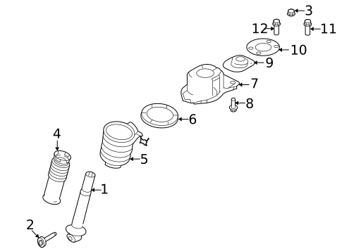 Shocks & Components for 2008 Ford Taurus X #0