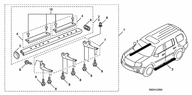 Side Steps for 2012 Honda Pilot #0
