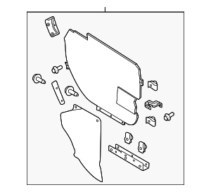GB5Z78201B69A - : Insert Panel for Ford: Police Interceptor Utility Image