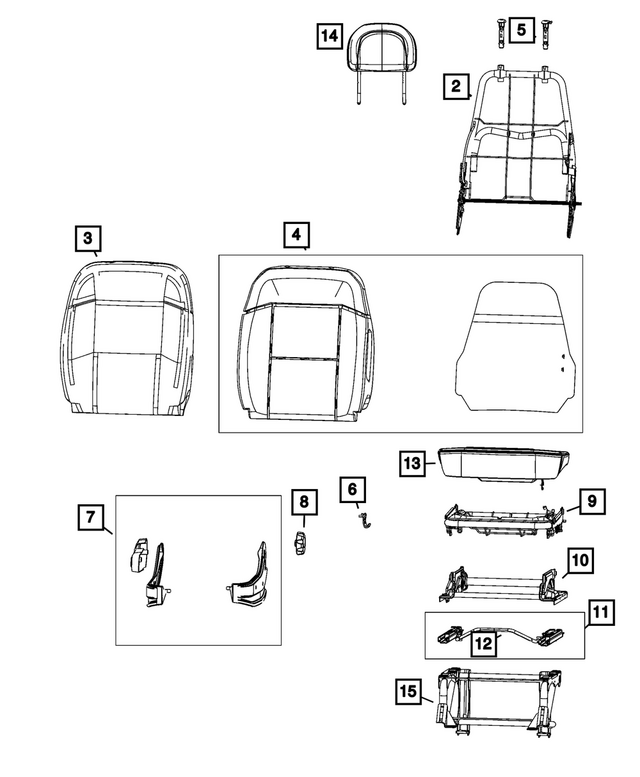 68708343AA - : Seat Riser for Mopar Image