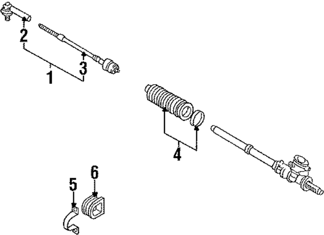4851001E27 - : Tie Rod Assembly for Nissan Image