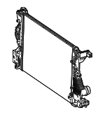 1775008700 - Cooling System: Auxiliary Radiator for Mercedes-Benz Image