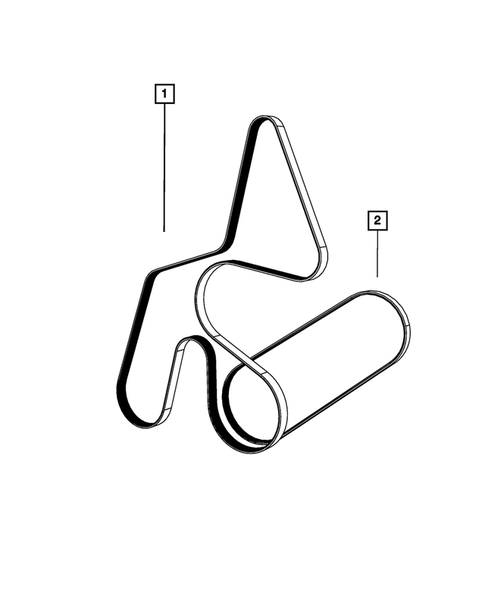 Drive Belts for 2011 Dodge Nitro #0