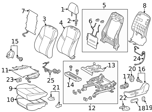 Power Seats for 2016 Toyota Avalon #0