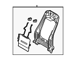 7110407030 - Body: Seat Back Frame for Toyota Image image