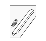 73152SCVA01ZA - Body: Windshield Trim for Honda: Element Image