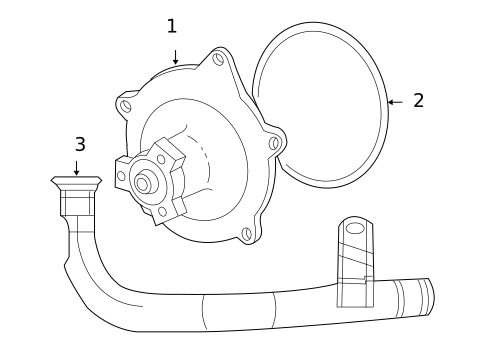 Water Pump for 2005 Dodge Caravan #0