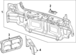 85724201 - Body: Rear Body Panel for Chevrolet: Equinox EV Image