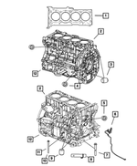 68032361AA - : Short Block Engine for Mopar Image
