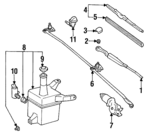 8511020610 - Electrical: Wiper Motor for Toyota Image image