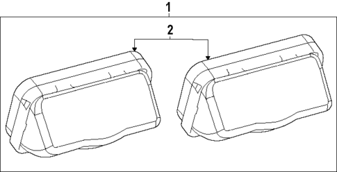 License Lamps for 2023 Subaru Solterra #0