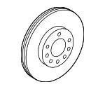 9194477 - Unclassified: Front Disc Brake Rotor for Saturn: Astra Image