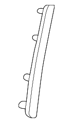 F87Z7842430AAA - Body: Reveal Molding for Ford: Explorer | Mercury: Mountaineer Image