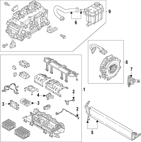 Hybrid Components for 2023 Kia Niro #0