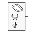 867690E010 - Electrical: Satellite Antenna Housing for Lexus: CT200h, ES300h, ES350, GX460, IS200t, IS250, IS300, IS350, LS460, LS500, LS500h, LS600h, LX570, NX200t, NX300h, RC F, RC200t, RC300, RC350, RX350, RX350L, RX450h, RX450hL, UX200, UX250h Image
