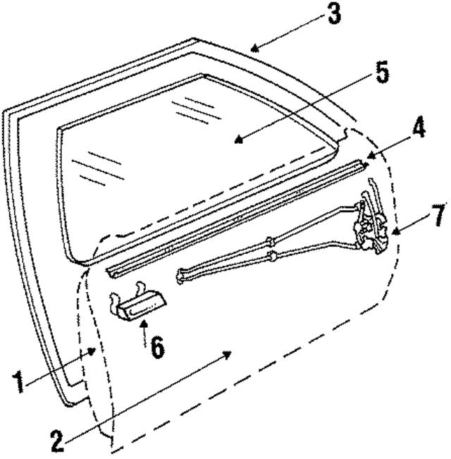 4297863 - Body: Door Shell for Mopar Image