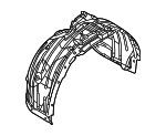 DN4E56141 - Body: Fender Liner for Mazda Image