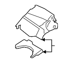 64119361724 - HVAC: Intake Case for BMW: 530e, 530e xDrive, 530i, 530i xDrive, 540d xDrive, 540i, 540i xDrive, 740e xDrive, 740i, 740i xDrive, 750i, 750i xDrive, M5, M550i xDrive, M760i xDrive Image