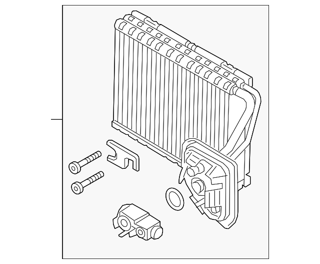 Genuine BMW 64-11-9-361-707 | Evaporator Core | FREE