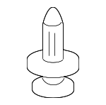 MR288150 - Body: Fender Liner Clip for Mitsubishi: Eclipse, Eclipse Cross, Endeavor, Galant, Lancer, Mirage, Mirage G4, Montero, Outlander, Outlander PHEV, Outlander Sport Image