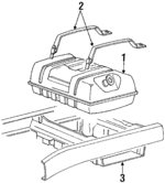 E7TZ9002E - Fuel System: Fuel Tank for Ford: Bronco Image