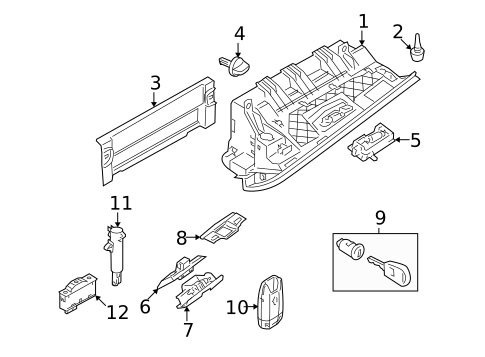 Glove Box for 2009 BMW 335i #2