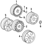 66470051 - Suspension: Wheel for Mercedes-Benz Image