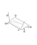 6DD80JXWAA - Interior Trim: Cargo Area Cover for Jeep: Renegade Image