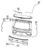68430193AA - Electrical: Washer Hose for Mopar Image