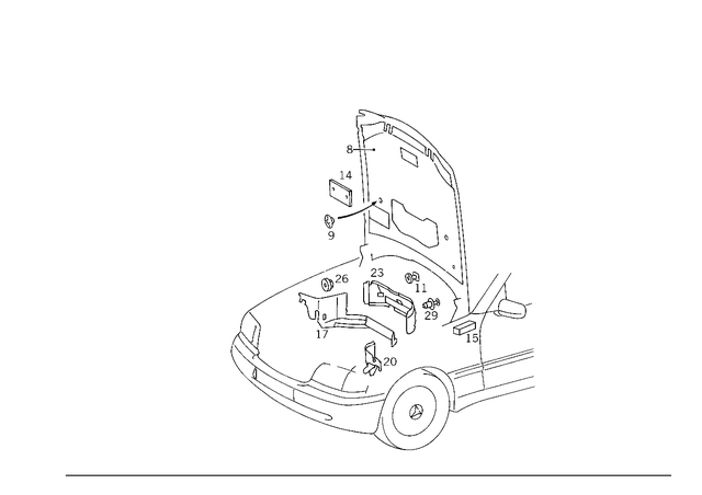 2026820081 - Panelling: Plate for Mercedes-Benz Image image
