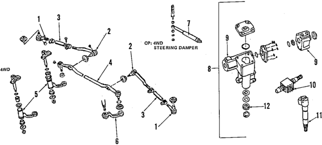 4856009G25 - : Center Link for Nissan Image