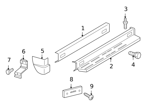 Bumper & Components - Rear for 2004 Dodge Sprinter 3500 #0