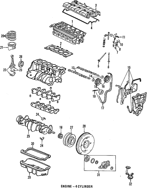 INTEGRA パーツリスト 2冊セット Engine Parts for 1991 Acura Integra | OEM Parts Online