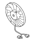 3QF959455H - Cooling System: Fan &amp; Motor for Volkswagen Image
