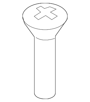 84137007031 - Body: Lock Pillar Trim Screw for Mini Image