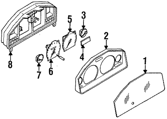 2483073C00 - : Fuel Gauge for Nissan: 200SX, Sentra Image