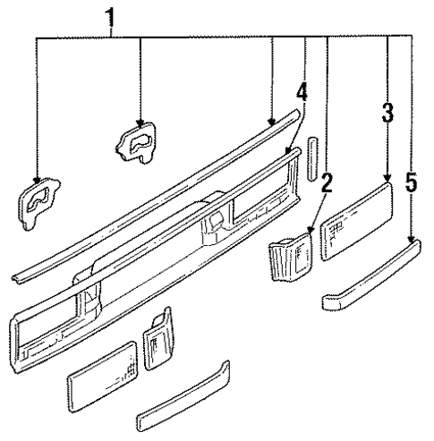 Backup Lamps for 1996 Mercury Tracer #0