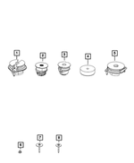 52122532AB - Frame, Bumper and Fascia: Mass Damper for Ram: 1500, 1500 Classic, 2500 Image