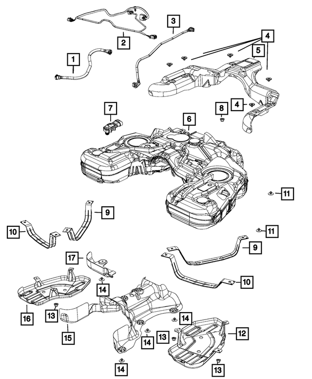 4578788AC - Fuel: Fuel Supply Hose for Mopar Image image