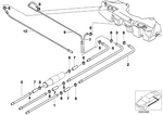 16131183153 - Fuel Supply: Ventilation Line Acf Rear for BMW Image