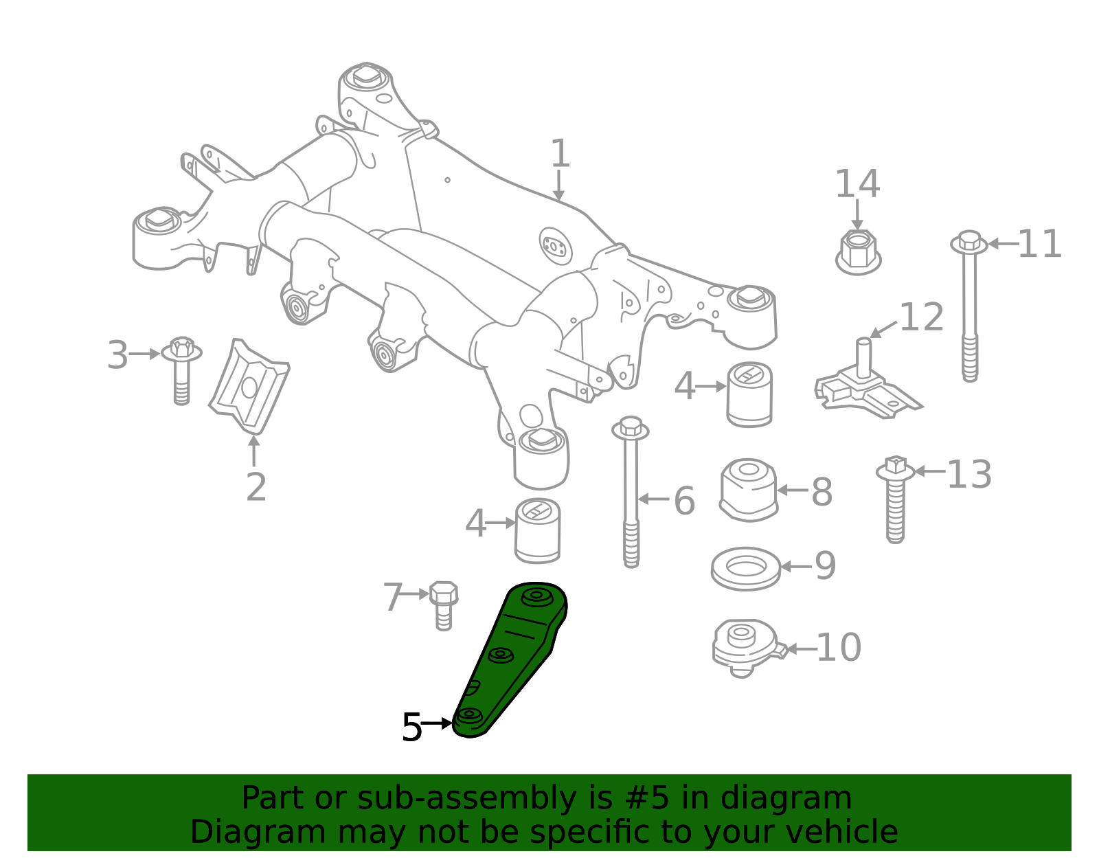 33326782840 - 2010-2019 BMW Support Bracket (33-32-6-782-840) | BMW of ...