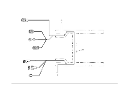 Wiring Harness Brake Vacuum Pump, Frame Floor System for 2000 Mercedes-Benz C230 #0