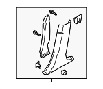 85835J6100BNH - Body: Lower Center Pillar Trim for Kia: K900 Image