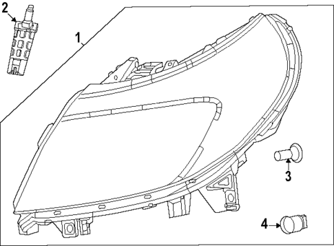 Bulbs - Chassis for 2024 Ram ProMaster EV #0