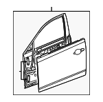 15880691 - Body: Door Shell for Cadillac: CTS Image