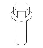 11570498 - Body: Bumper Cover Bolt for GM Image