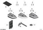 66125A40687 - Bodywork: Radio Remote Control Basic for BMW Image