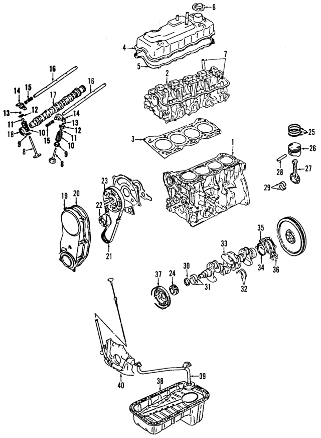 96065380 - Engine: Engine Crankshaft Sealing Flange Gasket for GM Image